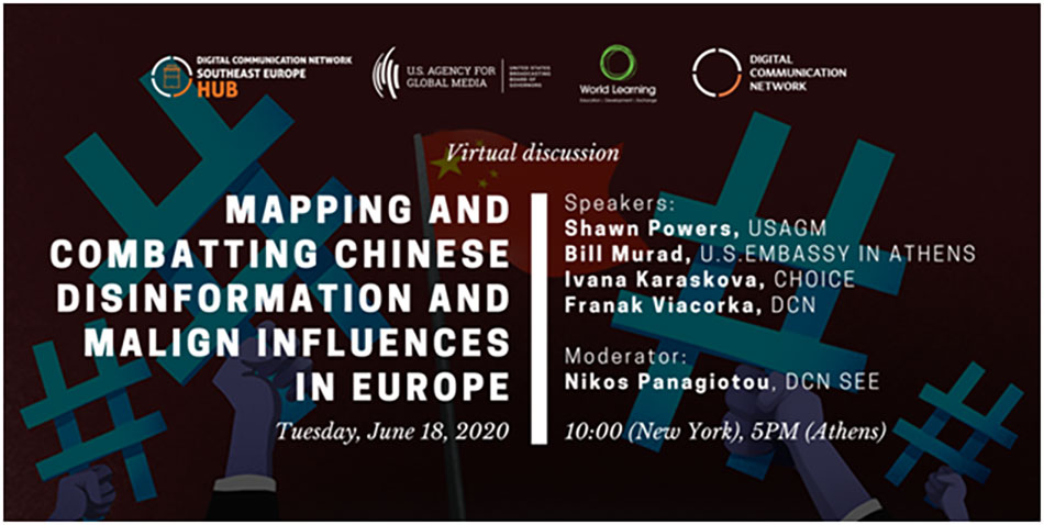 Webinar Announcement: “Mapping and Combatting Chinese Disinformation and Malign Influences in Europe”