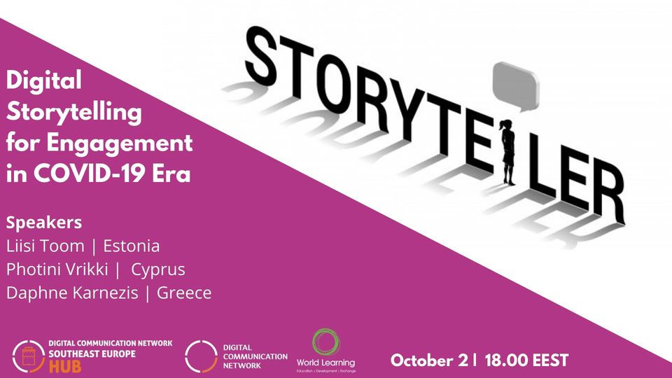 Webinar Announcement: “Digital Storytelling for Engagement in COVID-19 Era”