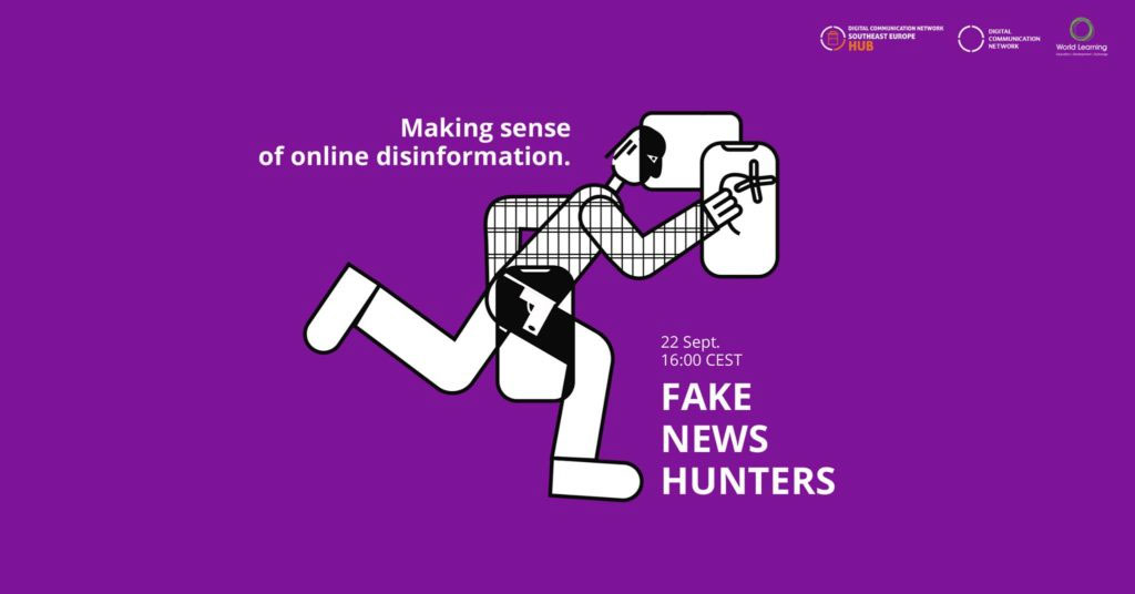 Webinar Announcement: “Fake News Hunters: Making sense of online disinformation”